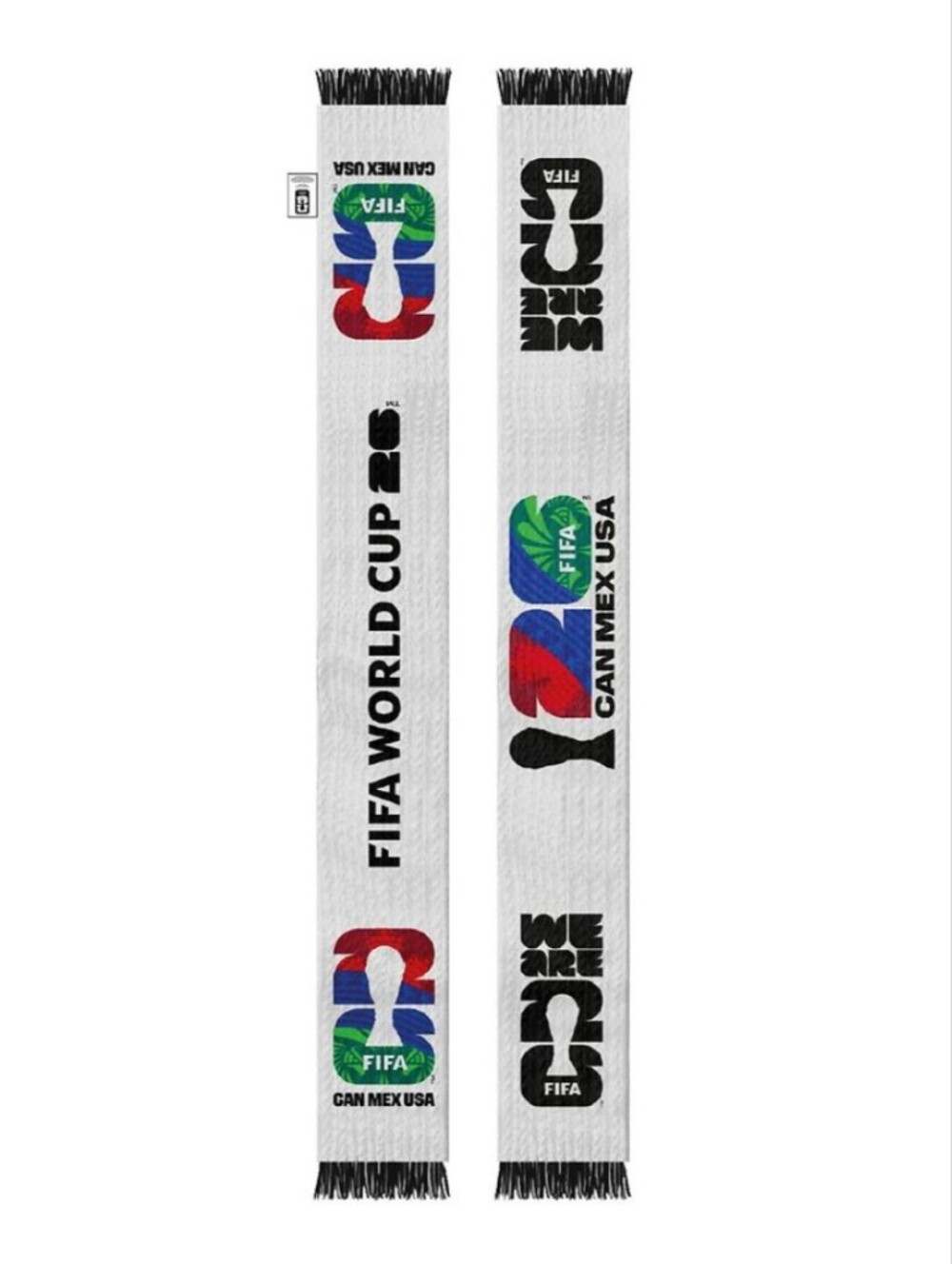 FIFA World Cup '26 Canada Mexico USA Scarf Soccer Fan Scarf NWT 🆕
